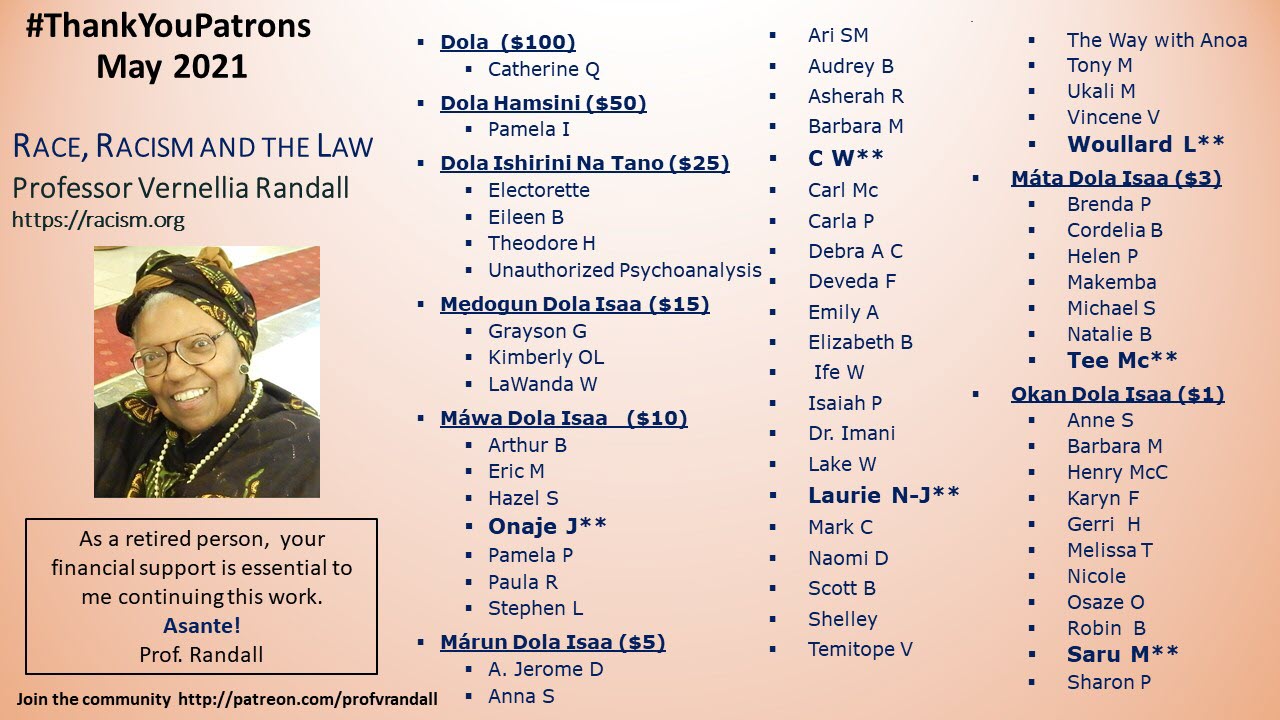 2021 05 May Thank You